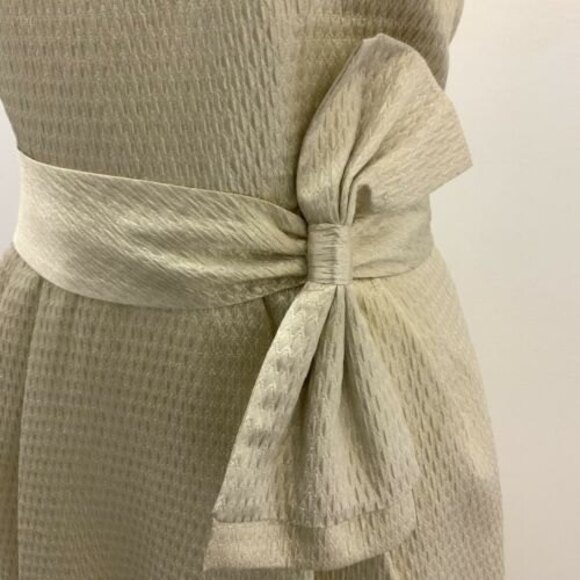 Eliza J Dress Gold-tone Bow Front Occasion Cocktails Formal 10 - Picture 4 of 12